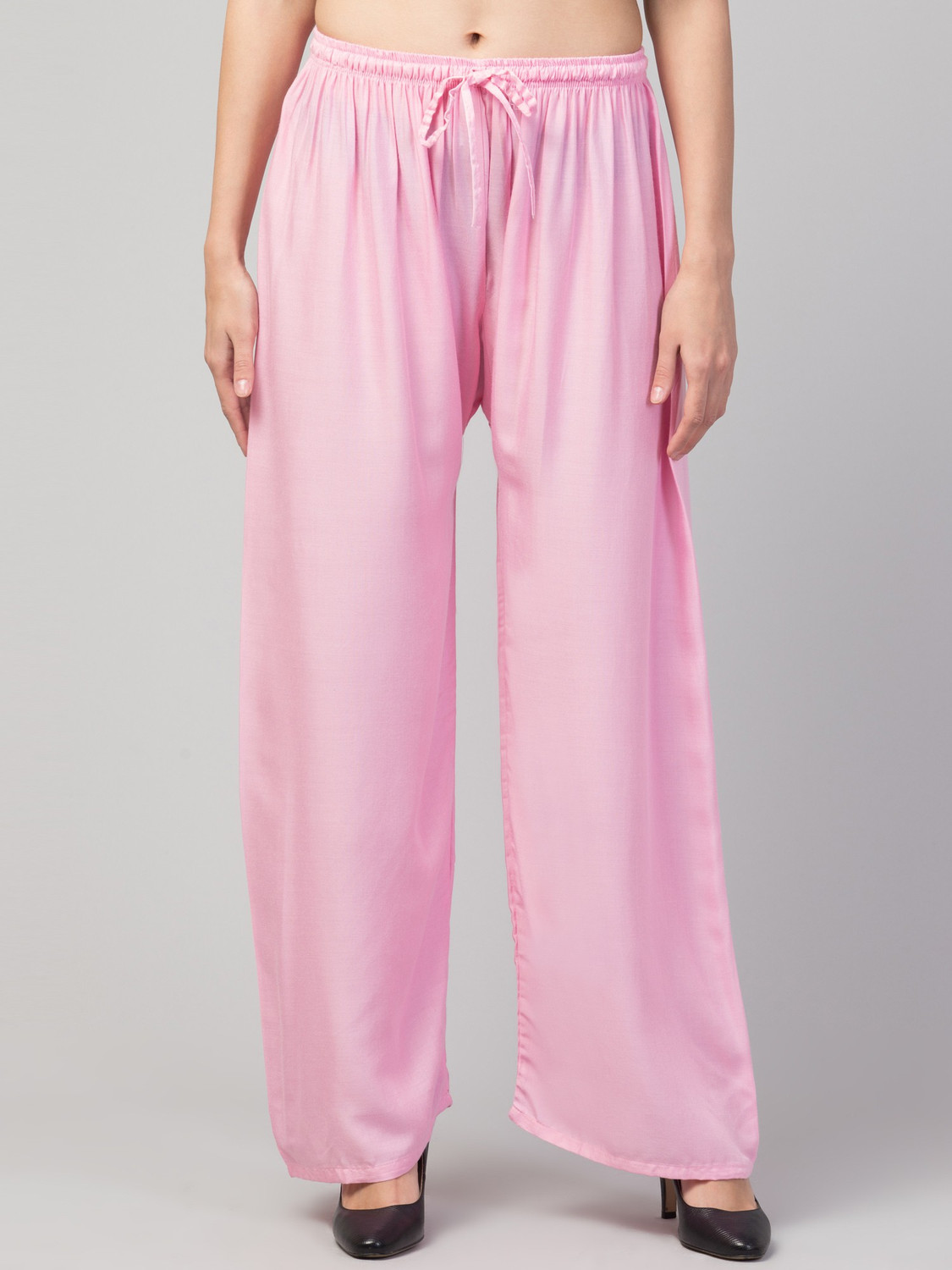 Image of STYLE PREZONE Relaxed Women Pink Trousers