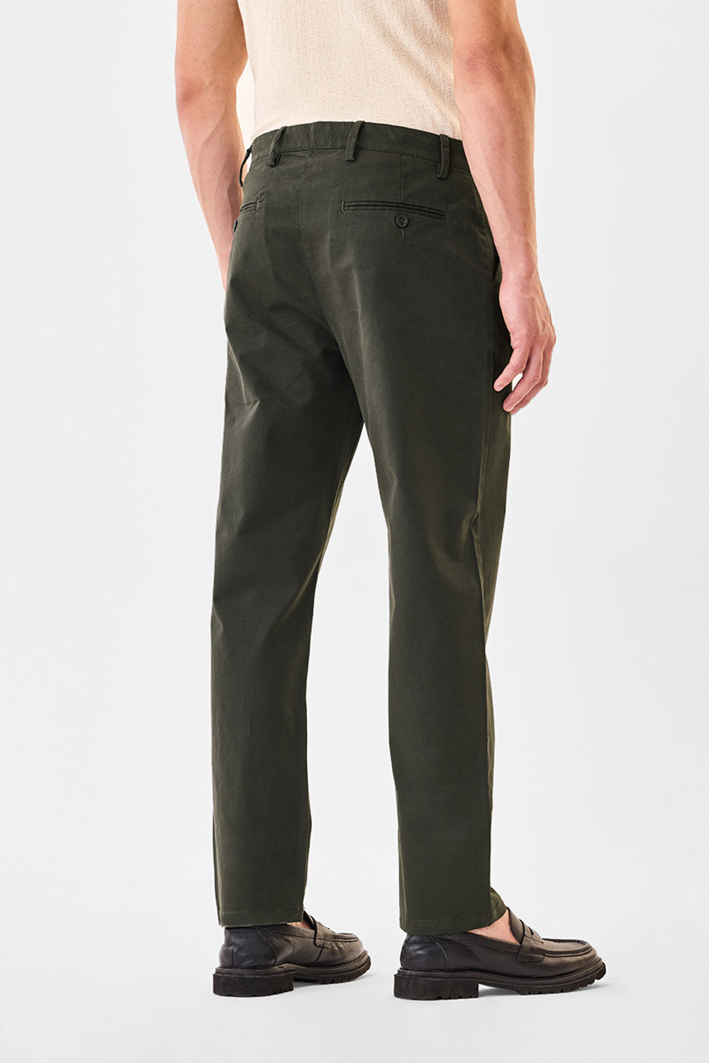 Image of Snitch Relaxed Men Dark Green Trousers