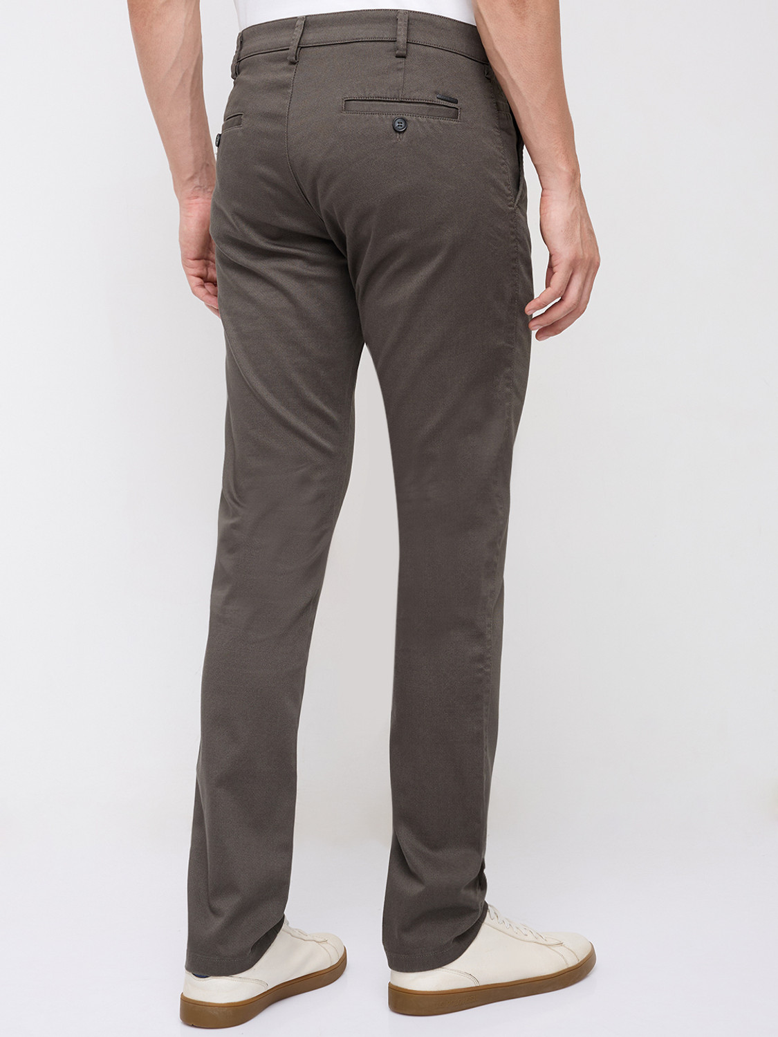 Image of KILLER Slim Fit Men Dark Green Trousers