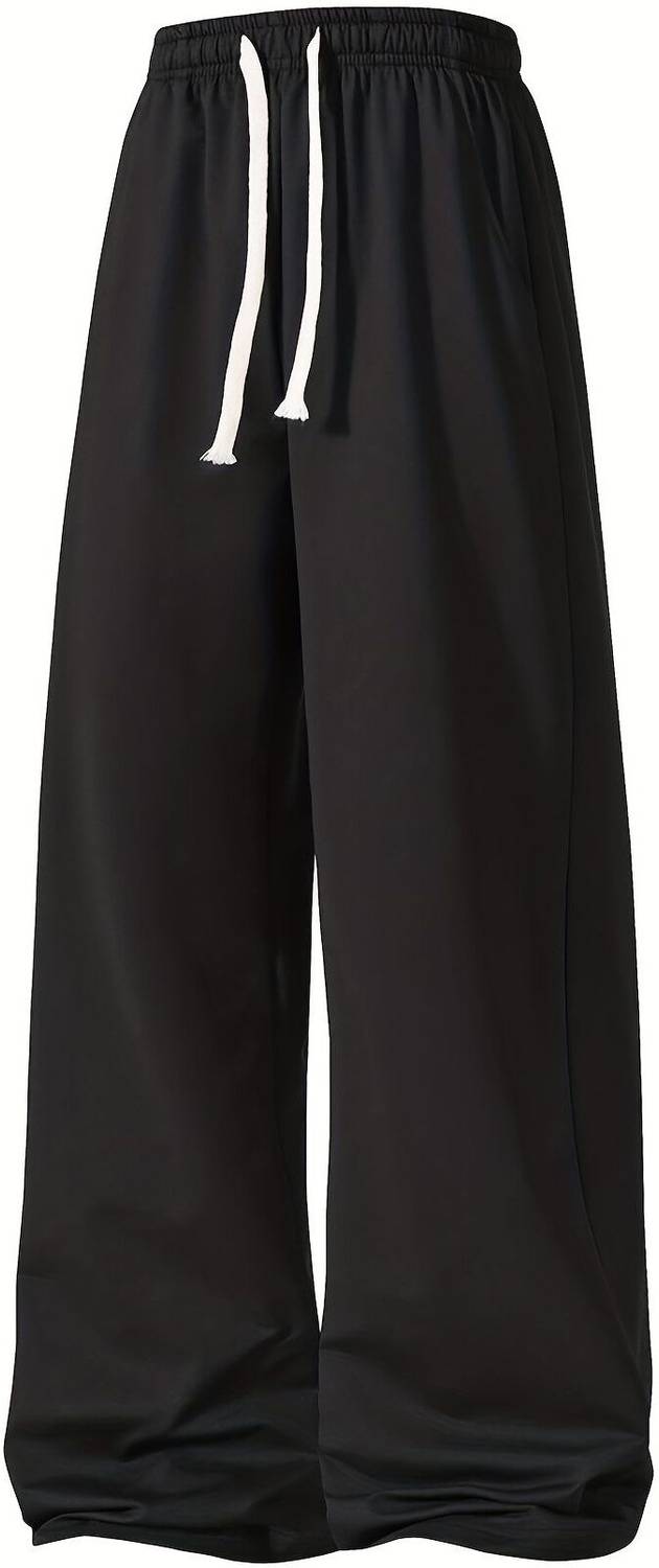 Dockstreet Loose Fit Men Black Trousers - Image 2