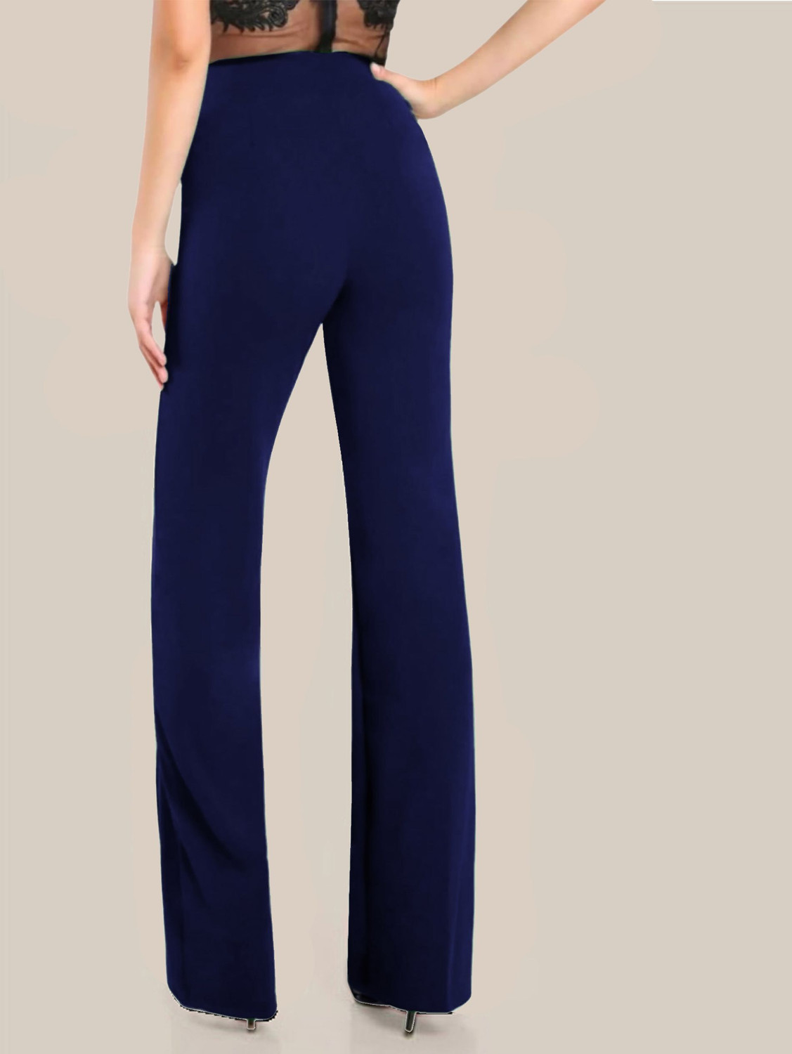 Image of Dream Beauty Fashion Regular Fit Women Blue Trousers