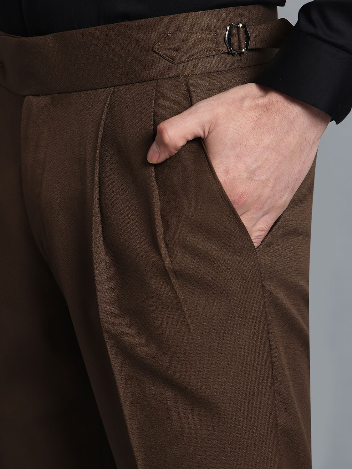 Image of VIVA TRENDZ Regular Fit Men Brown Trousers
