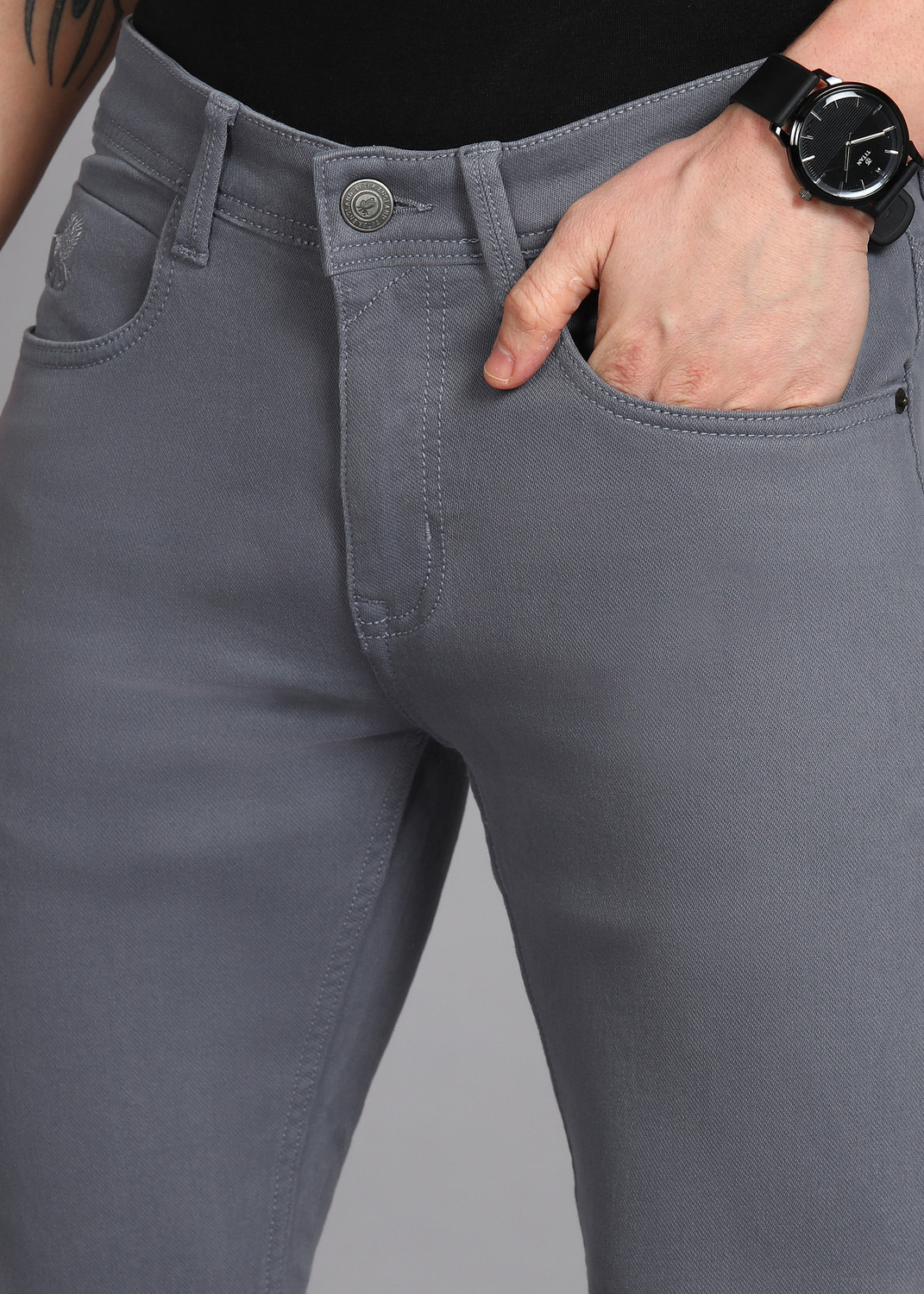 Image of PETER ENGLAND Slim Men Blue Jeans