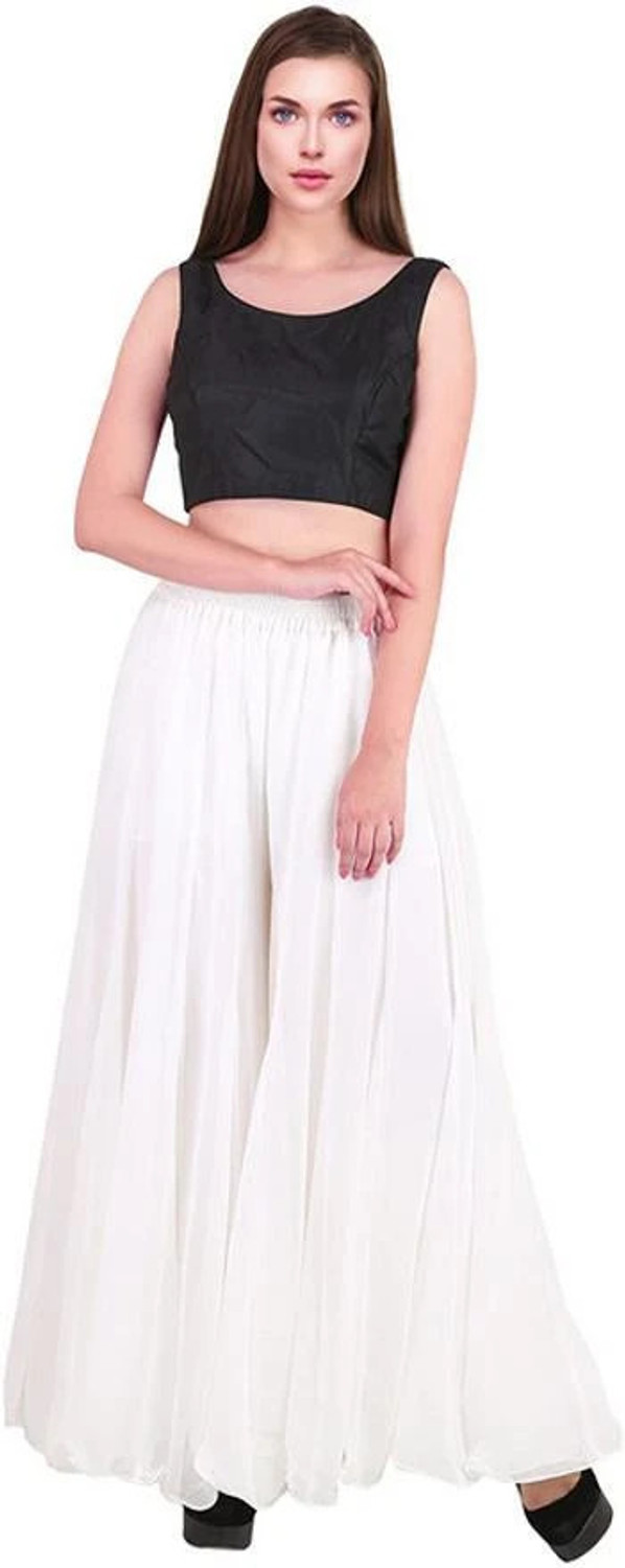 Image of Kvish Flared Women White Trousers