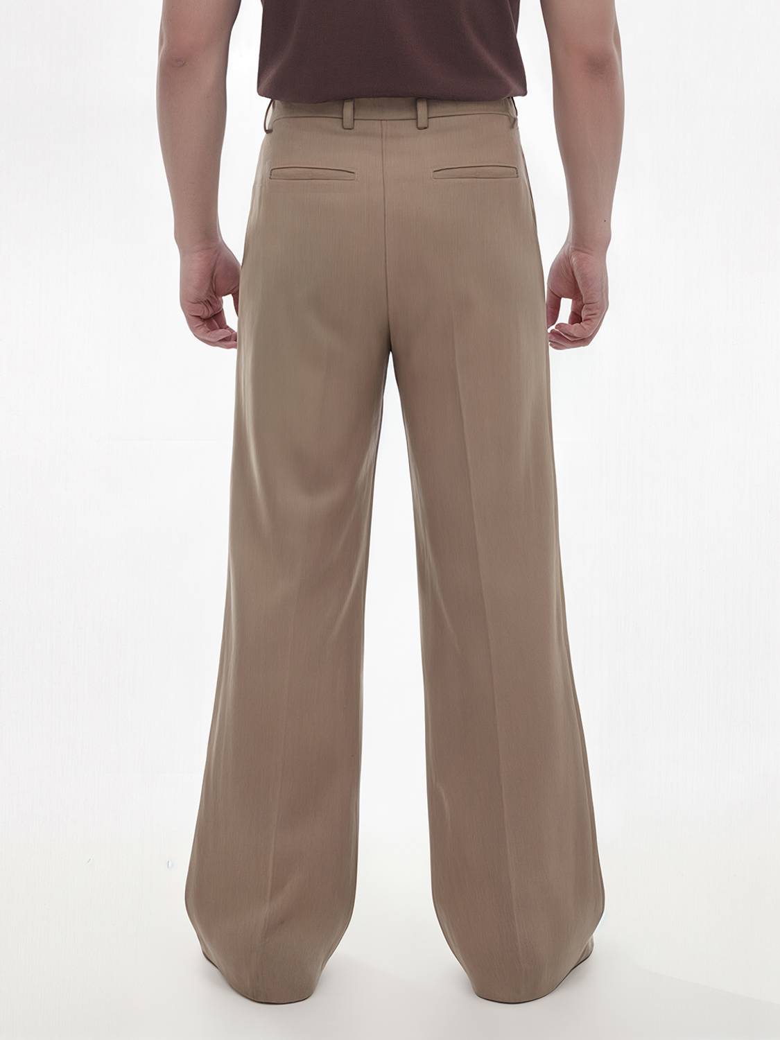 FUGAZEE Relaxed Men Beige Trousers - Image 2