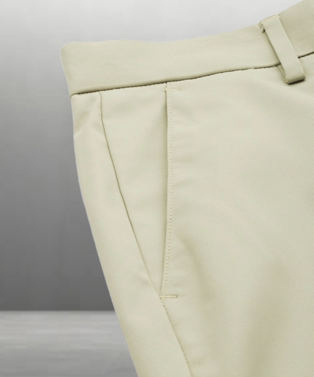 Image of Maleno Slim Fit Men Light Green Trousers