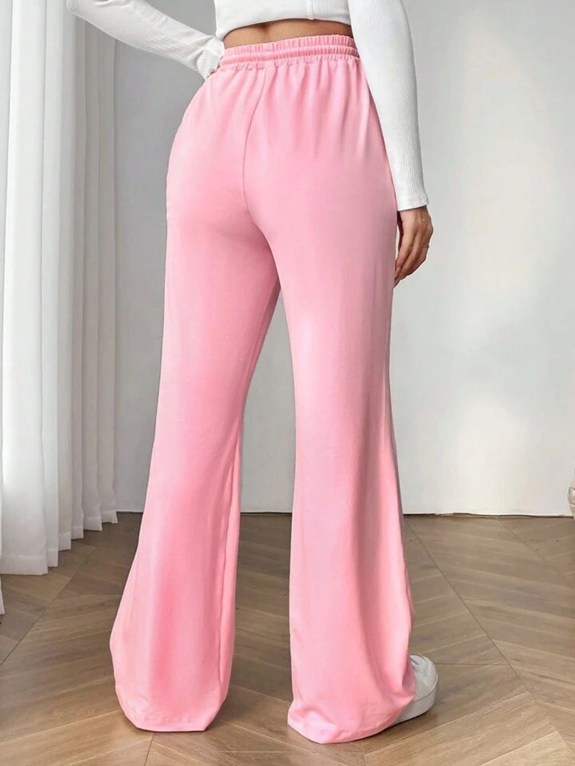 Image of SKD TRENDZ Straight Fit Women Pink Trousers
