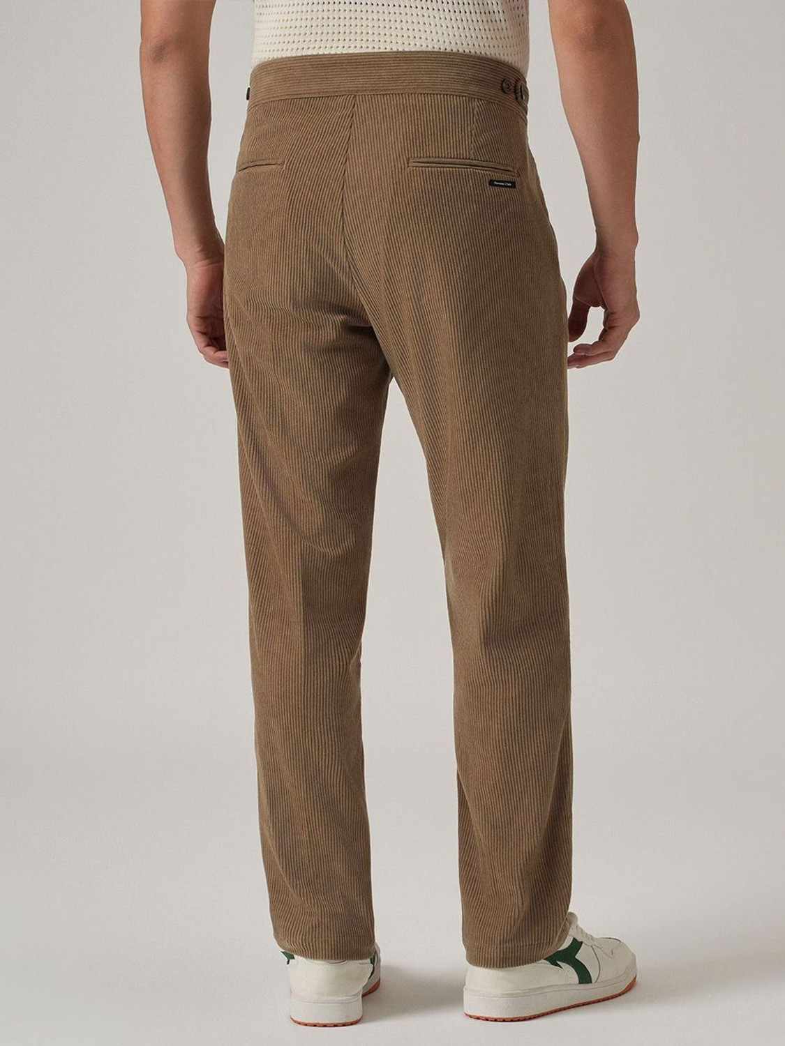 Image of Banana Club Relaxed Men Brown Trousers