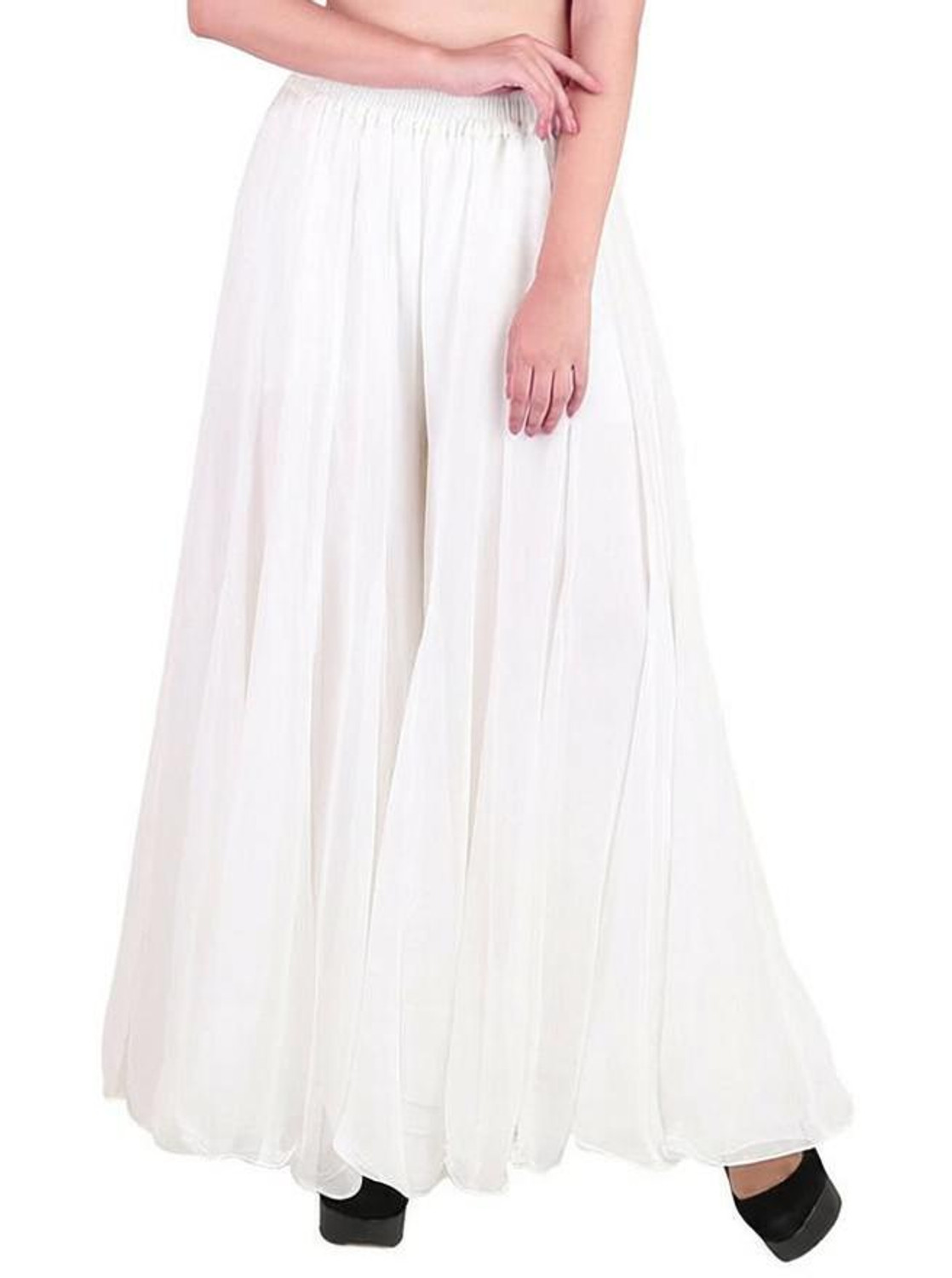 Image of Kvish Flared Women White Trousers