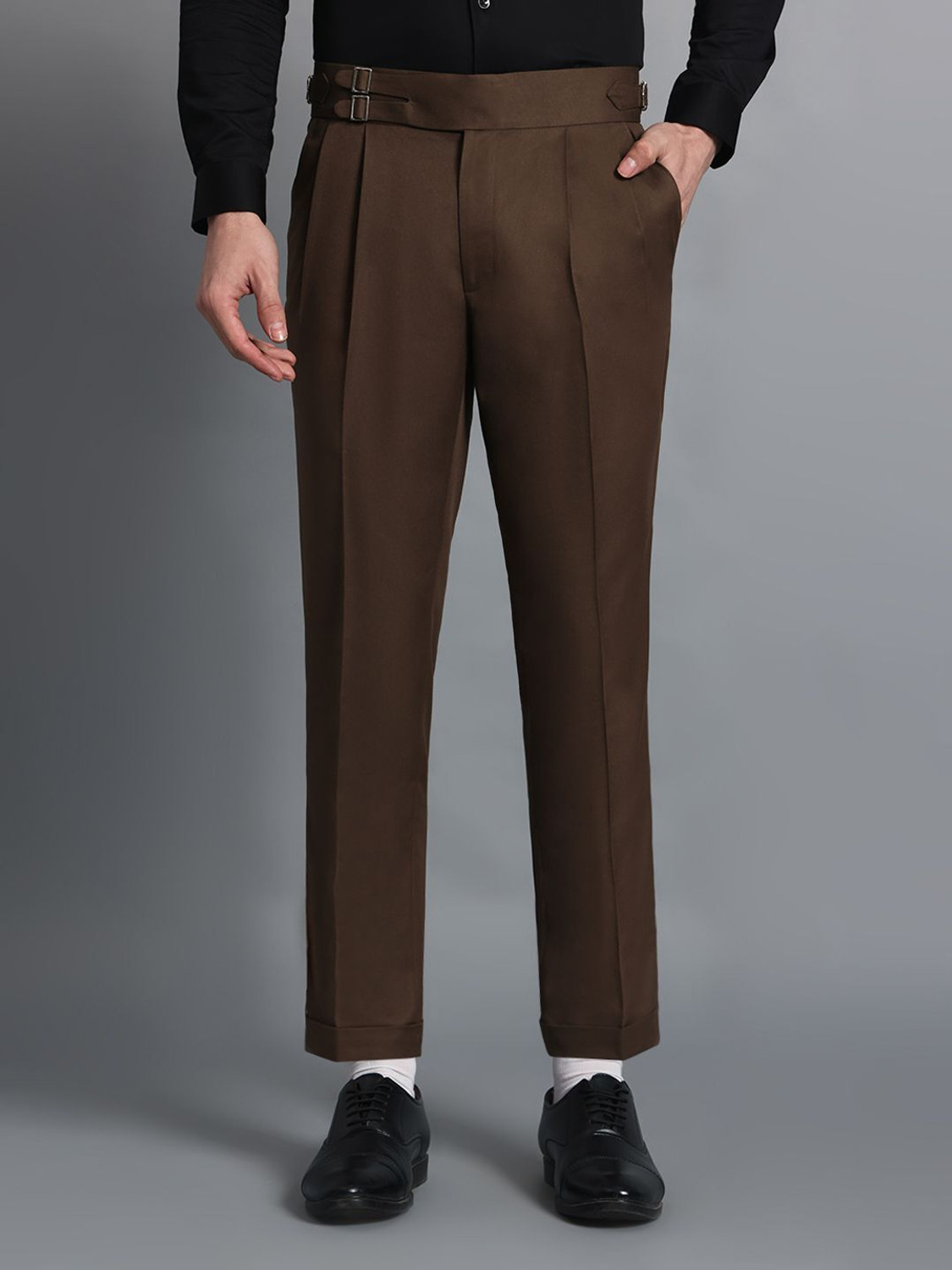 Image of VIVA TRENDZ Regular Fit Men Brown Trousers