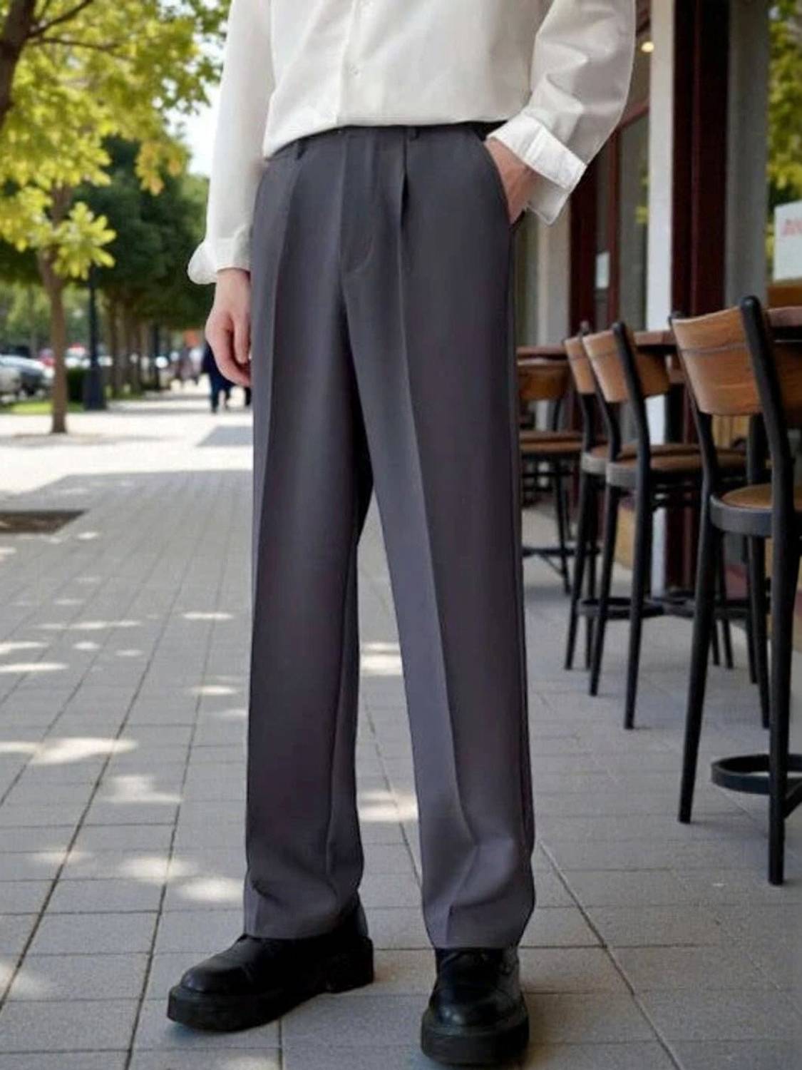 KOTTY Straight Fit Men Pink Trousers - Image 5