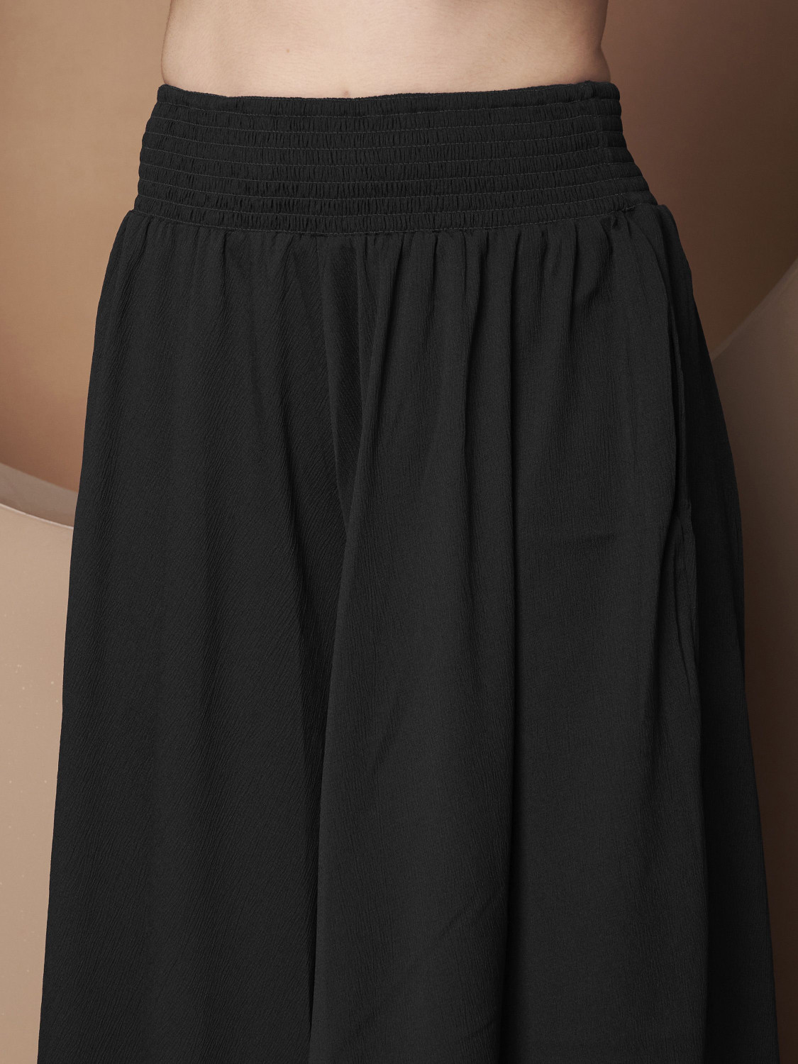 Image of LookShine Relaxed Women Black Trousers
