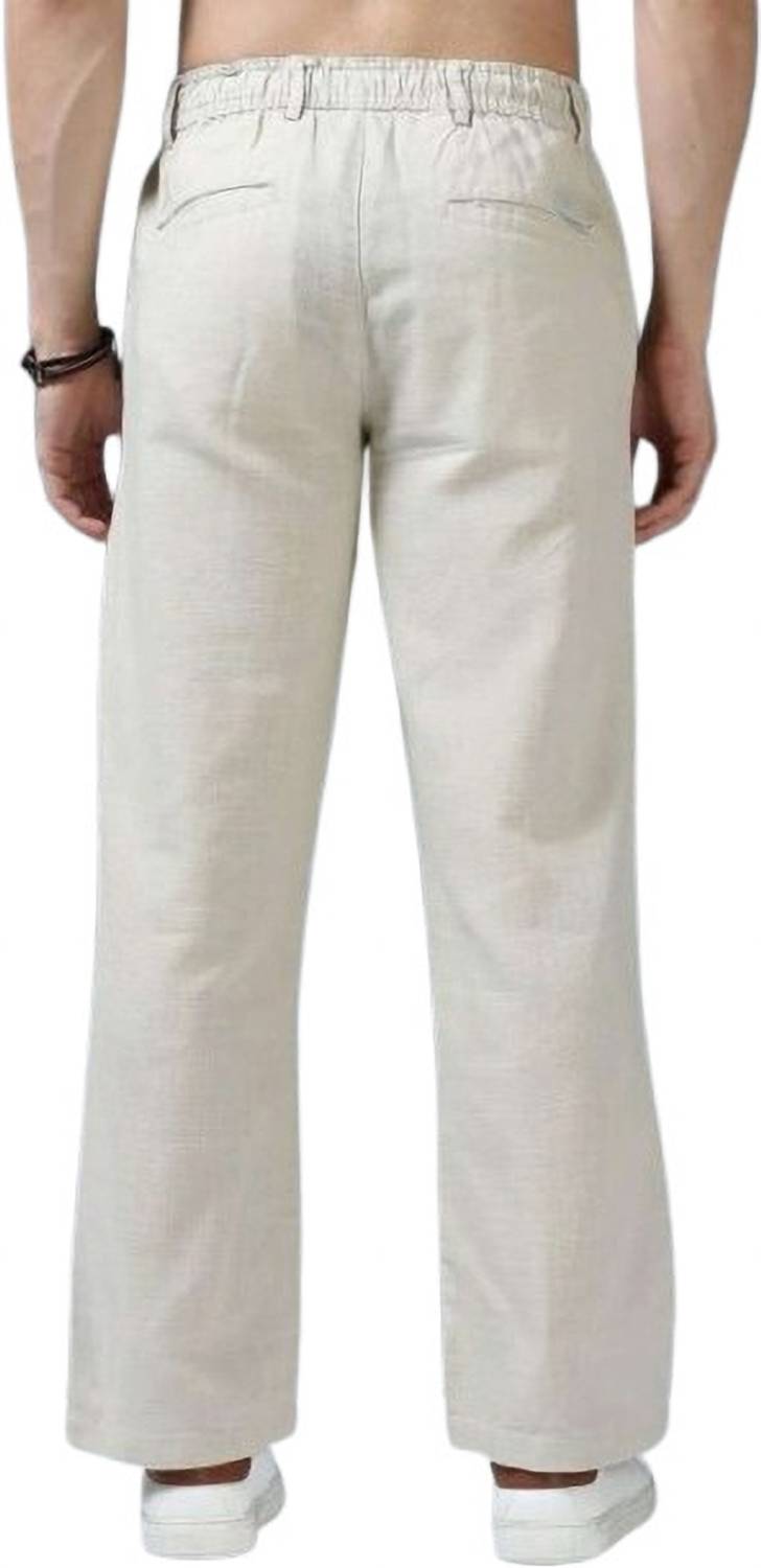 M Q Denim Regular Fit Men Blue Trousers - Image 2