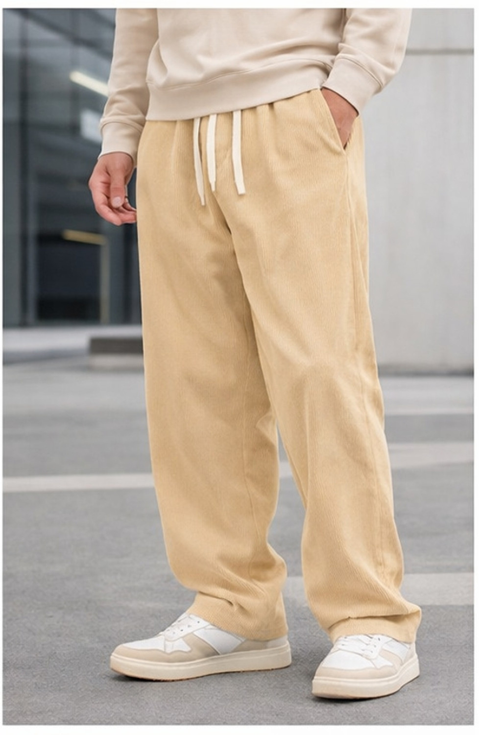 Image of Fabflee Relaxed Men Multicolor Trousers