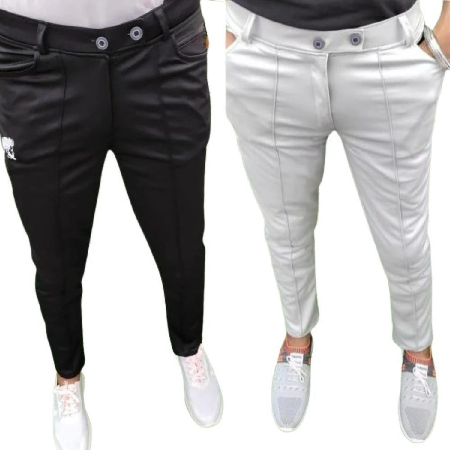Image of K.K Garment Regular Fit Men Multicolor Trousers