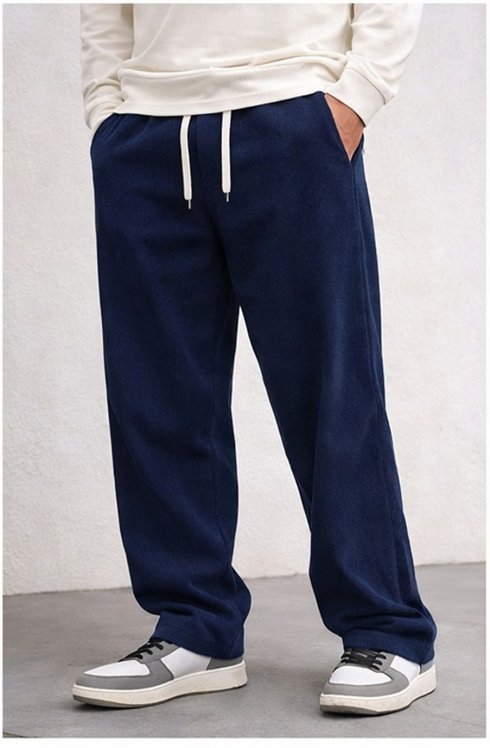 Image of METRONAUT Relaxed Men Multicolor Trousers