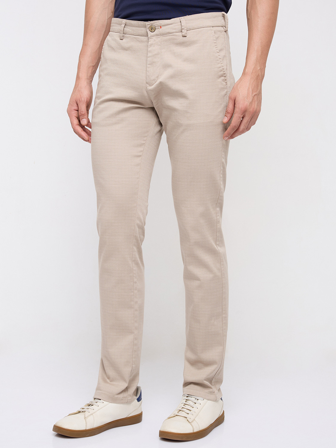 Image of KILLER Slim Fit Men Grey Trousers