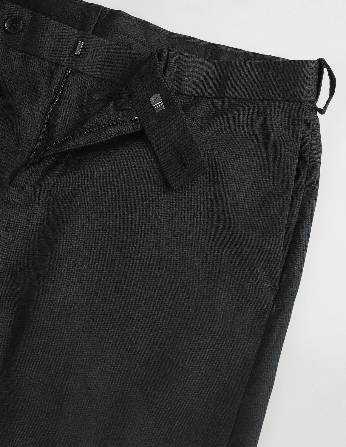 Image of ARROW Regular Fit Men Grey Trousers