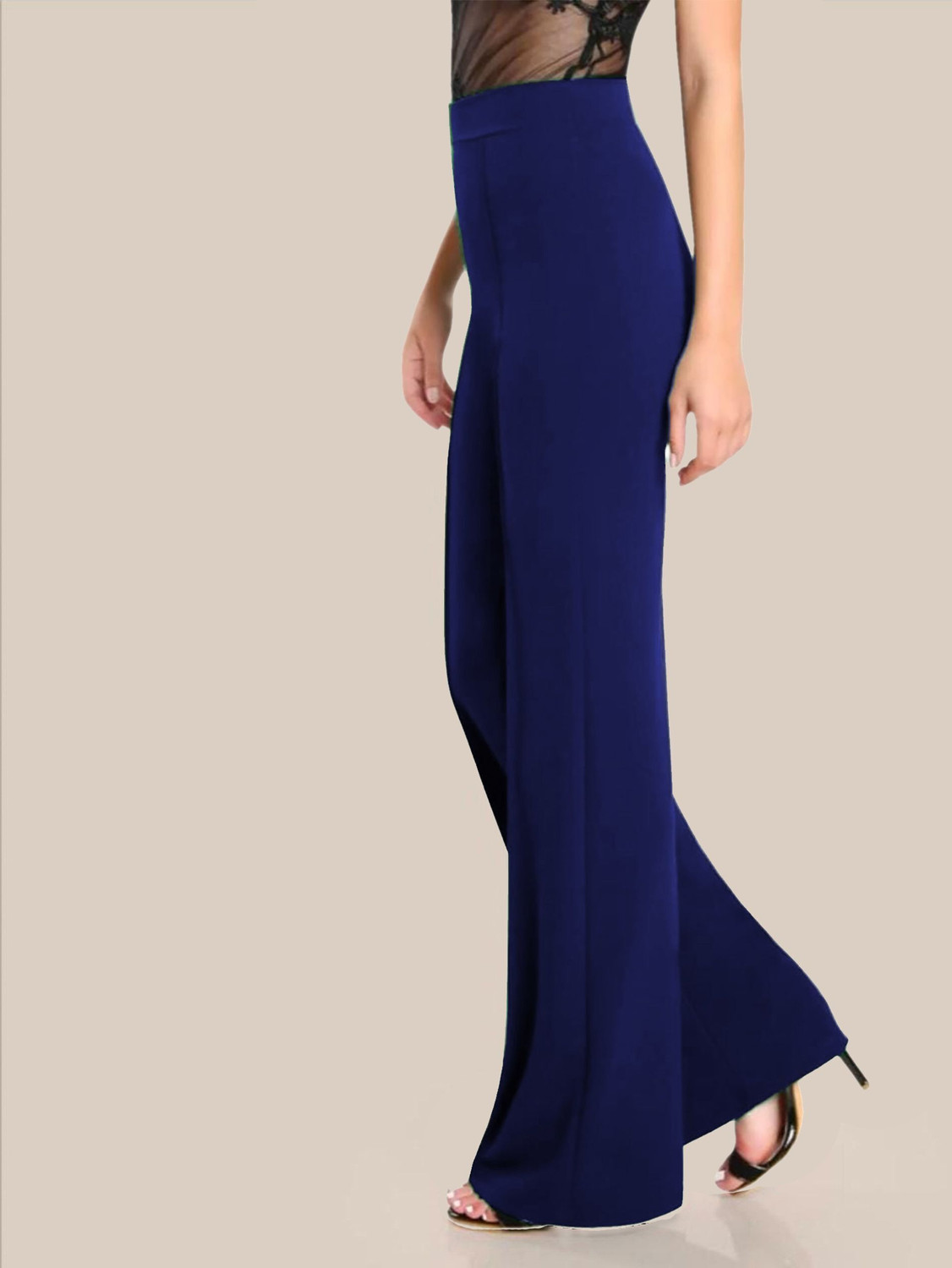 Image of Dream Beauty Fashion Regular Fit Women Blue Trousers