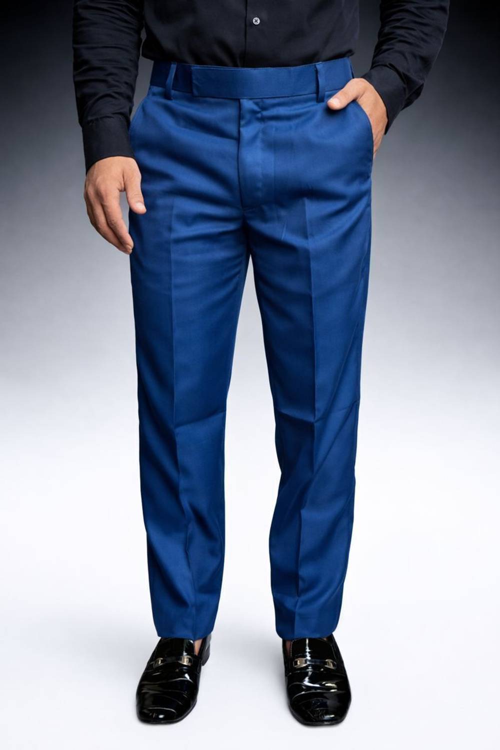 Burraq collection Regular Fit Men Blue Trousers