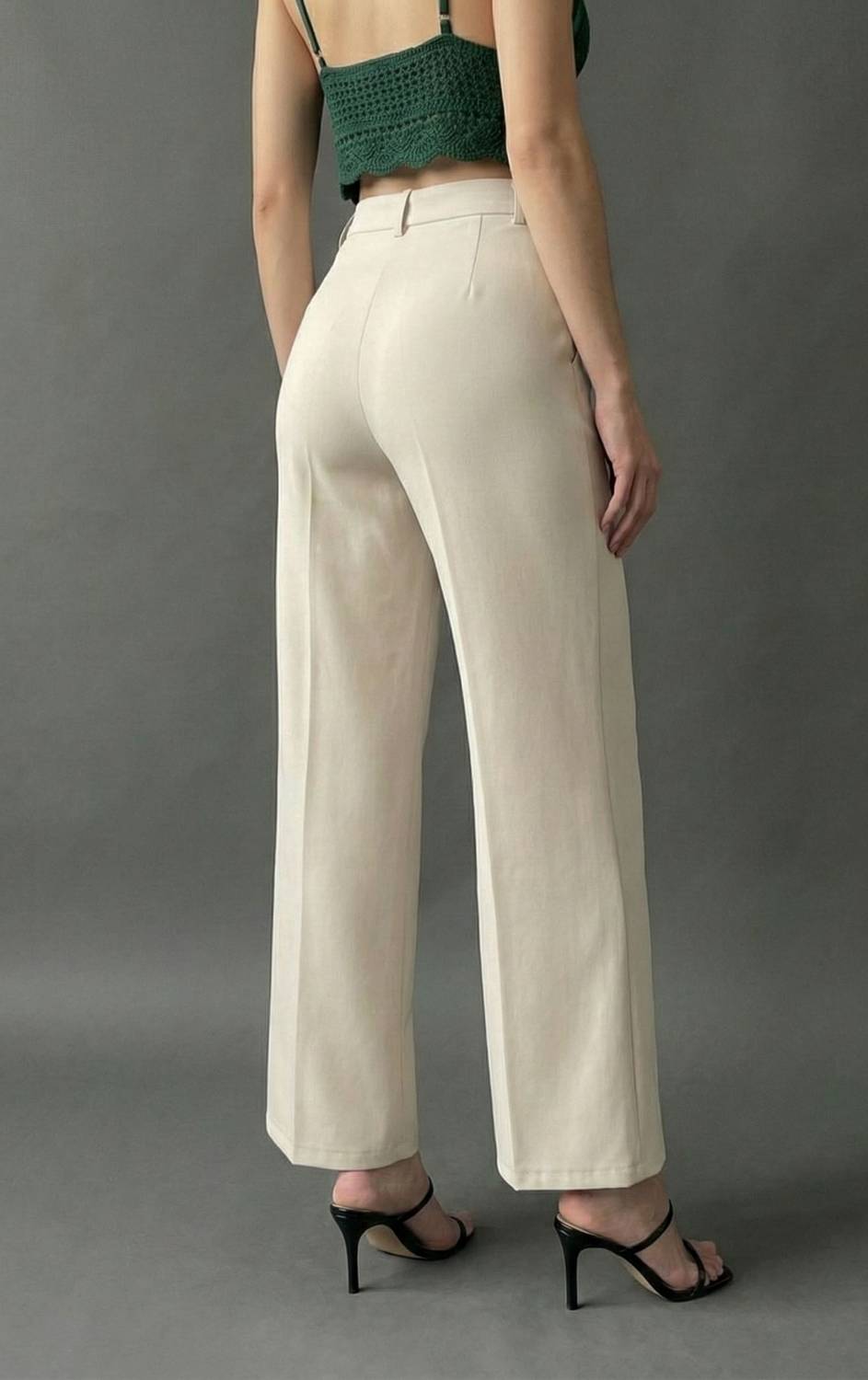 BLUELOCK Regular Fit Women Beige Trousers