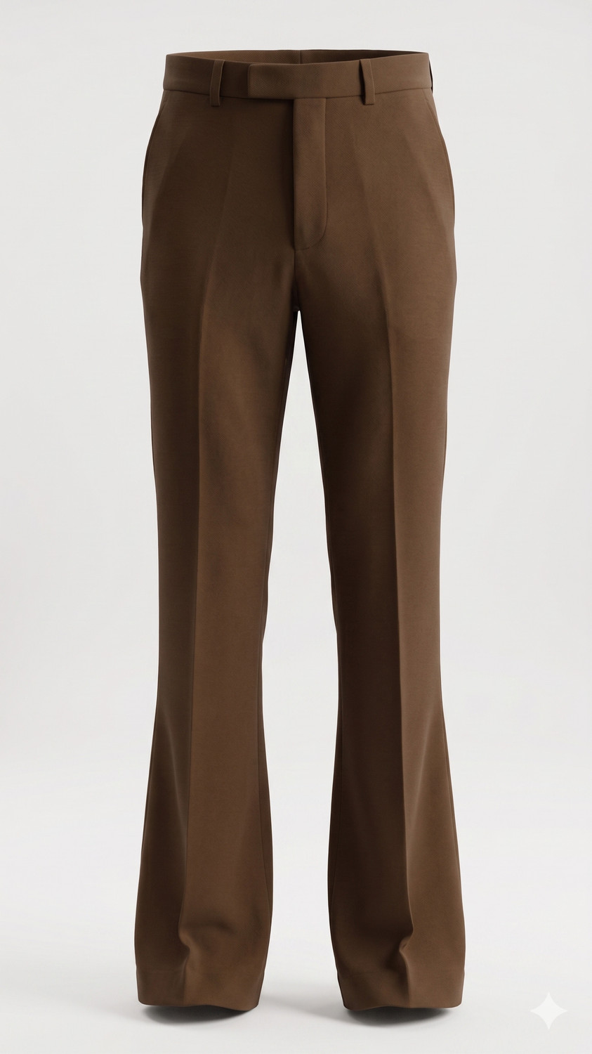 Image of Nadwi Garments Flared Men Brown Trousers