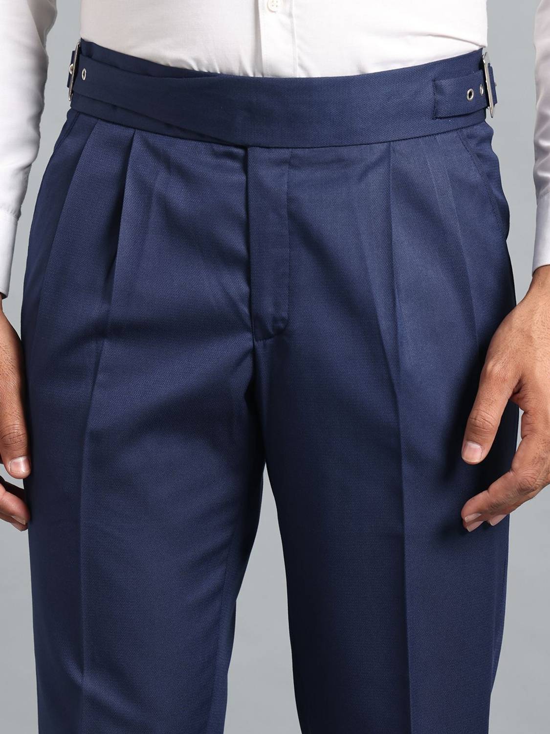 VIVA Regular Fit Men Blue Trousers - Image 5