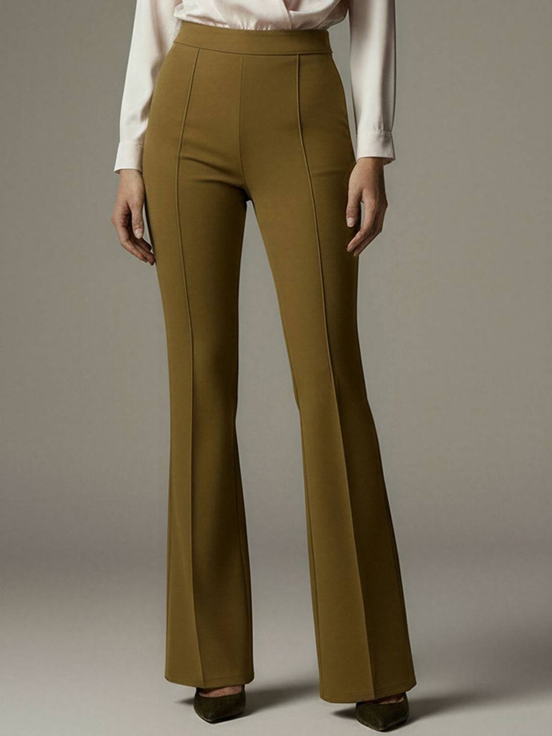 ADDYVERO Regular Fit Women Brown Trousers