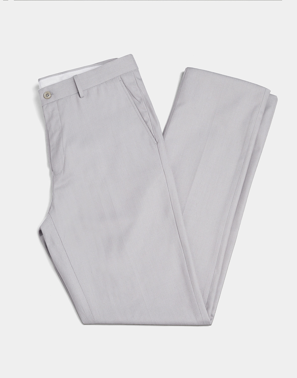 Image of Blackberrys Slim Fit Men Grey Trousers