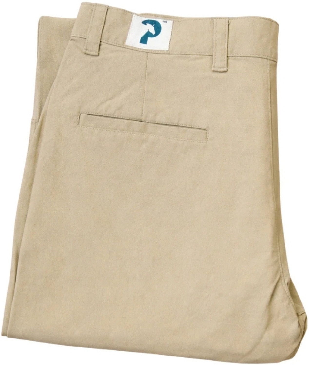 Image of PAKKALOOK Men Regular Fit Beige, Khaki Satin Trousers