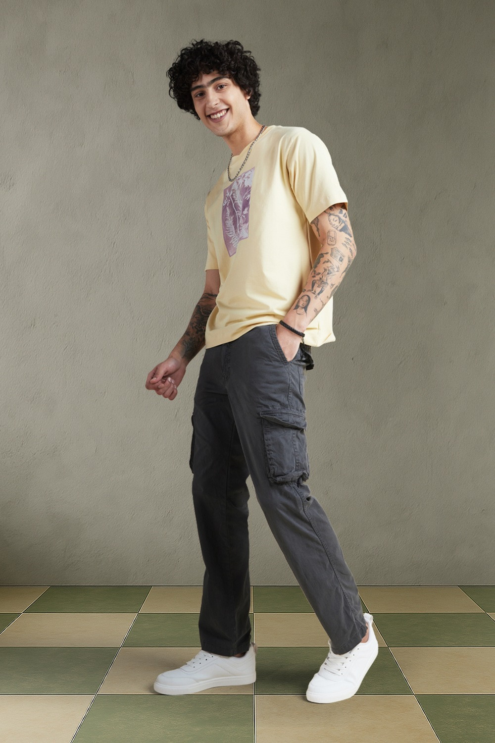 Image of Allen Solly Men Cargos