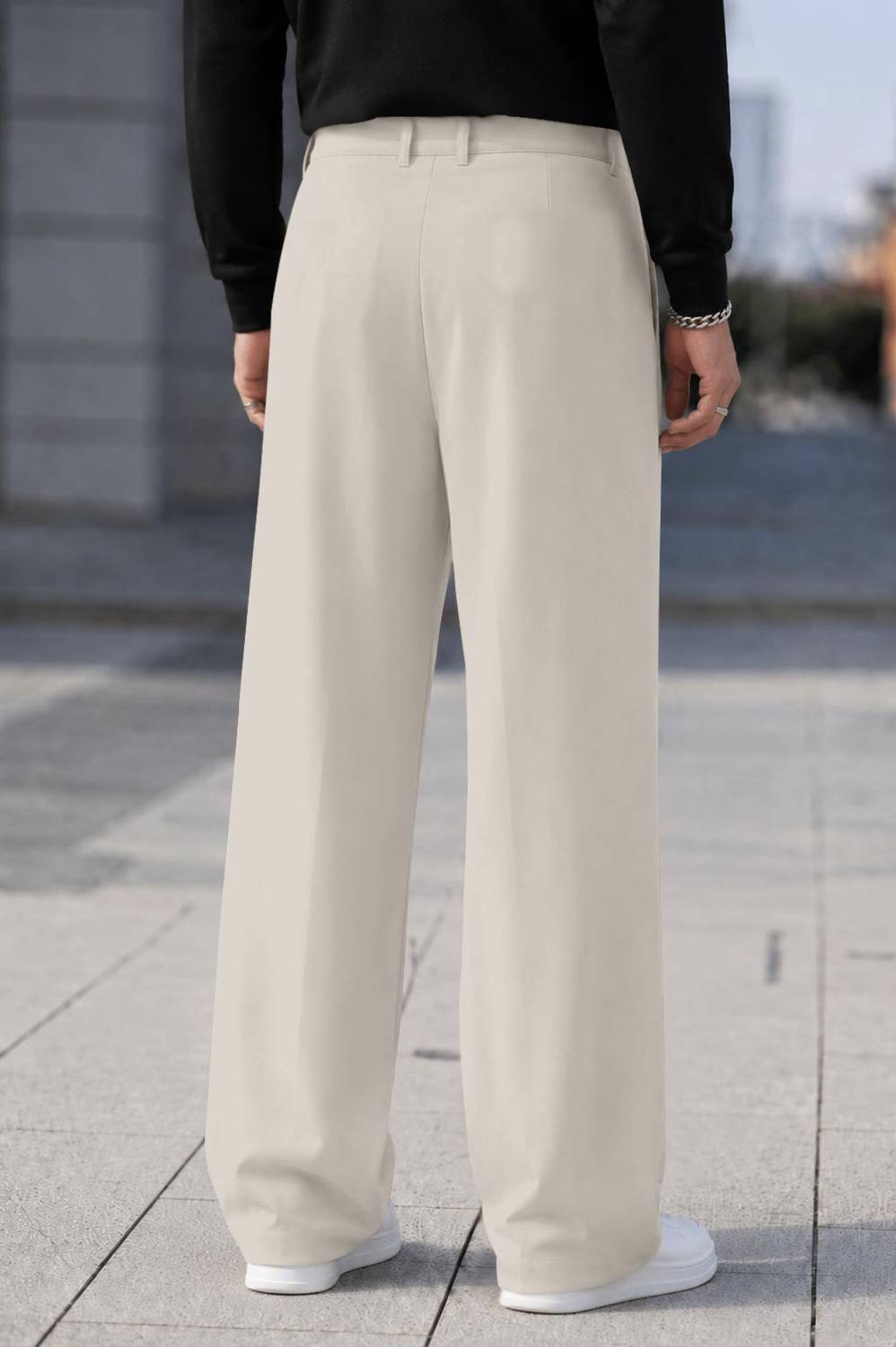 FTX Loose Fit Men White Trousers - Image 2