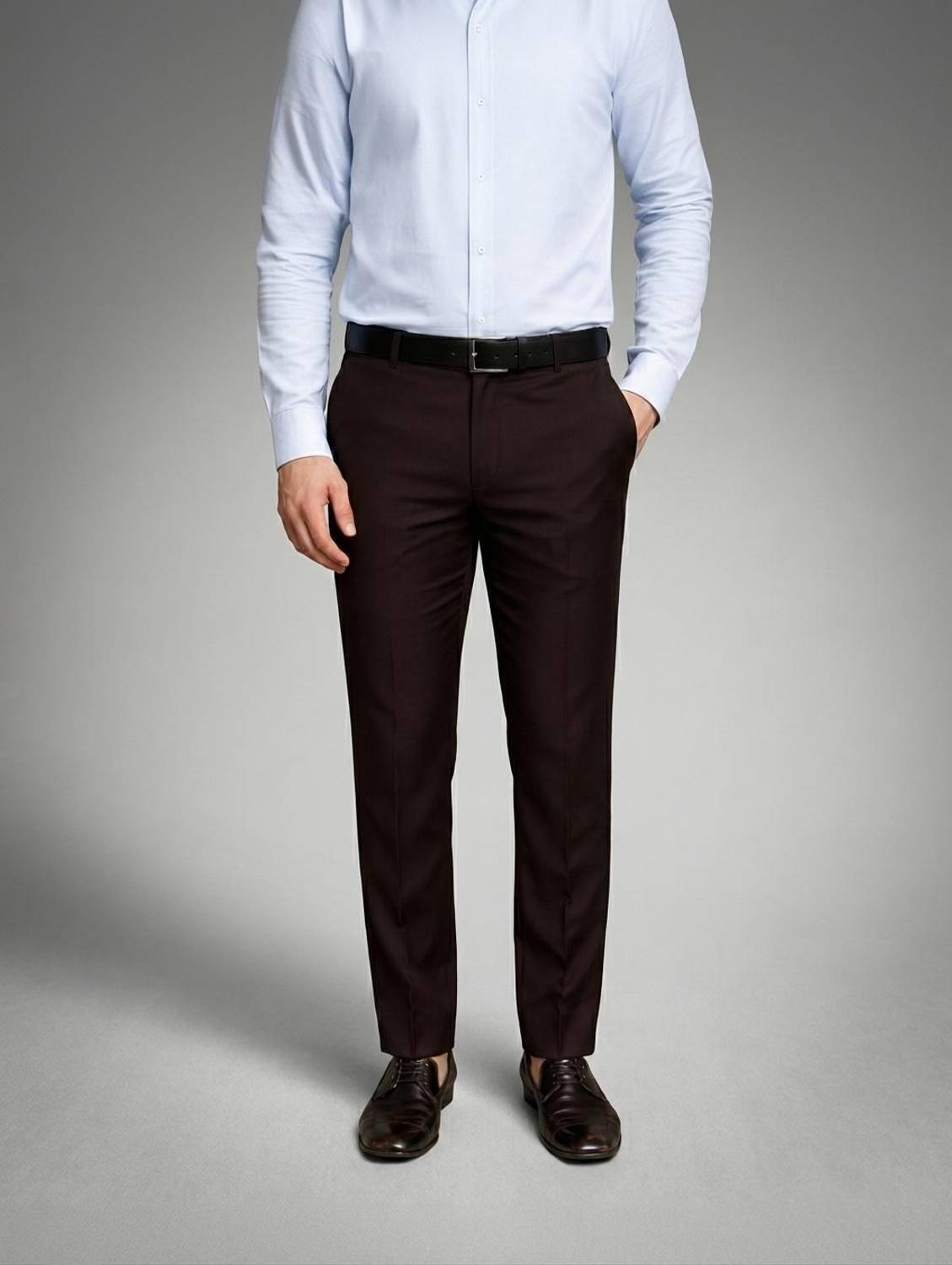 Burraq collection Regular Fit Men Brown Trousers