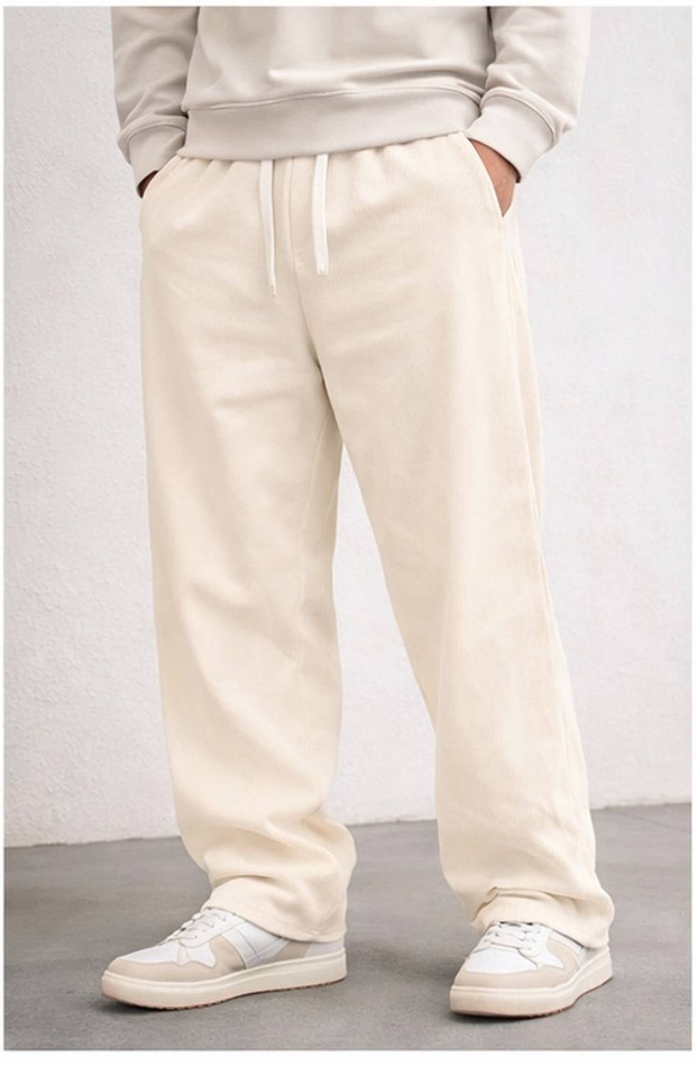 METRONAUT Relaxed Men Beige Trousers - Image 3
