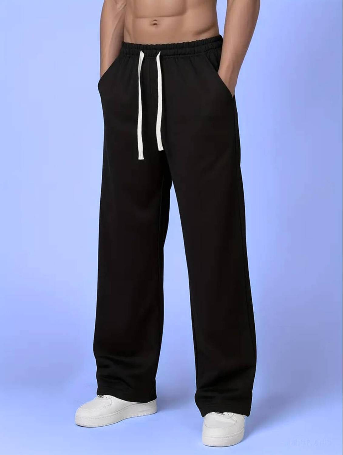 WEVOK WEAR Relaxed Black Trousers
