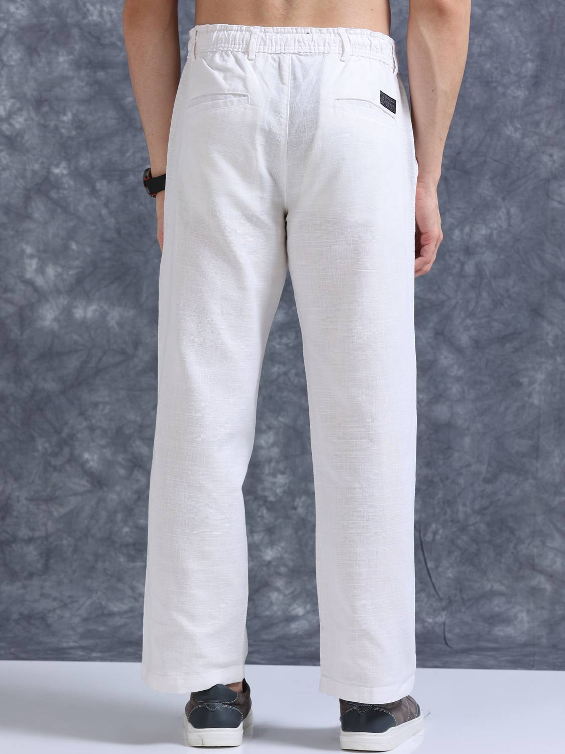 Roadster Men White Trousers - Image 2