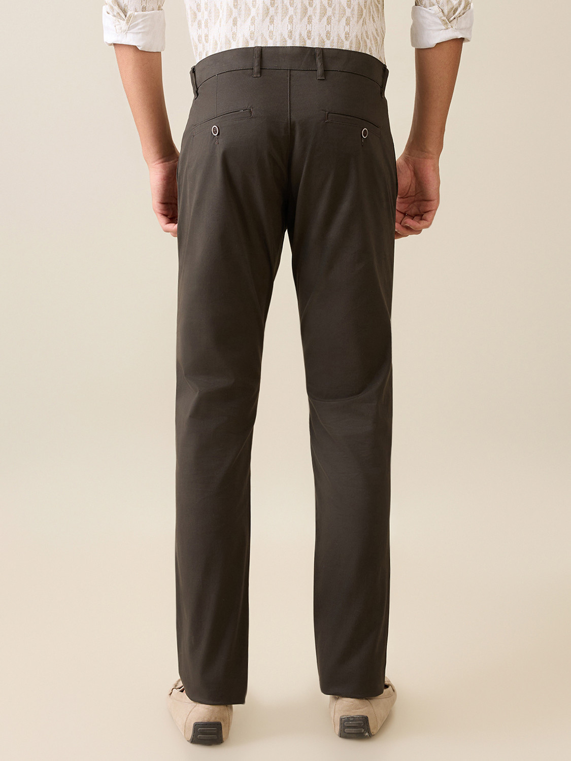 Image of PARX Tapered Men Dark Green Trousers