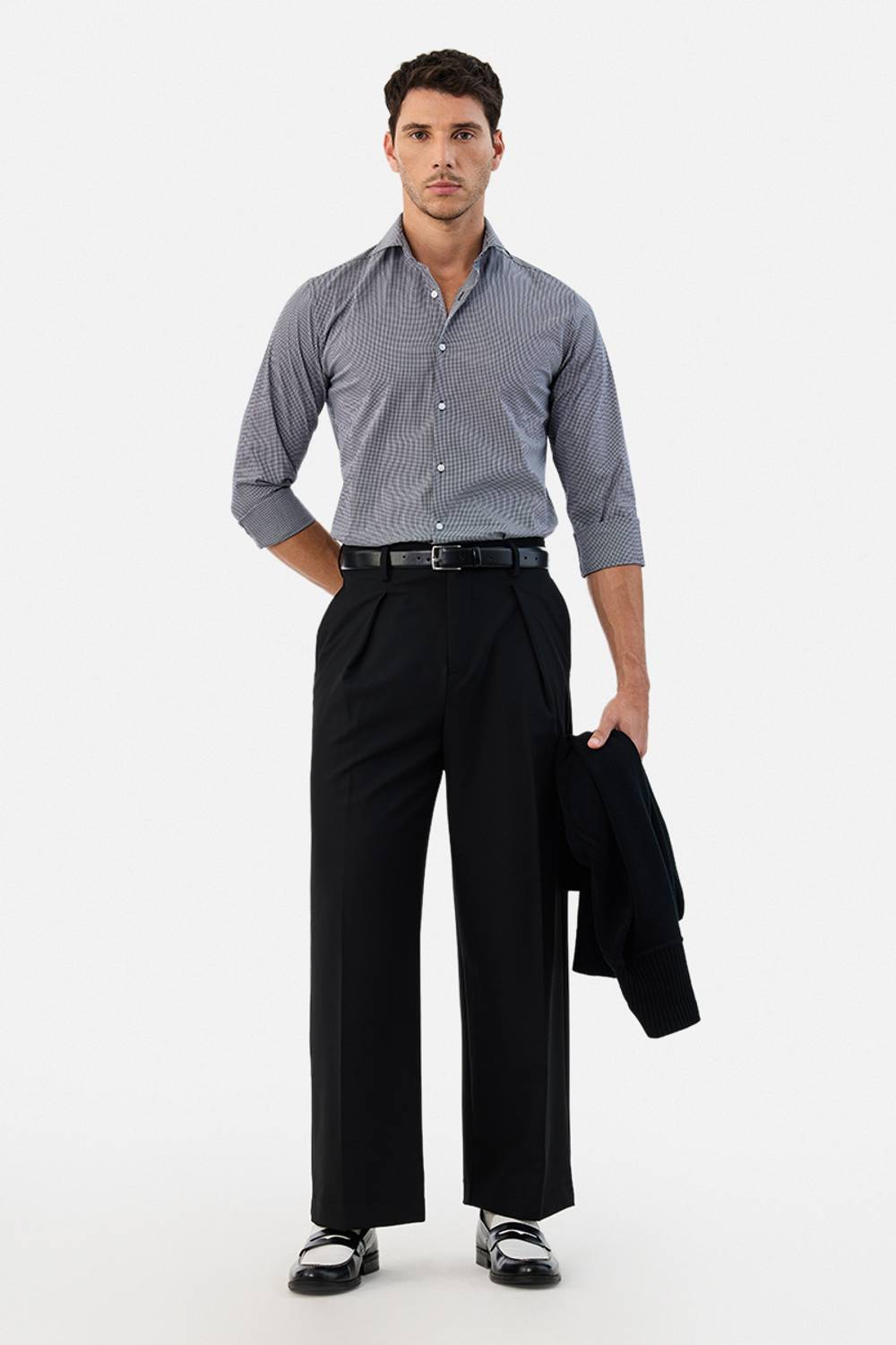 Snitch Loose Fit Black Men Trousers - Image 3