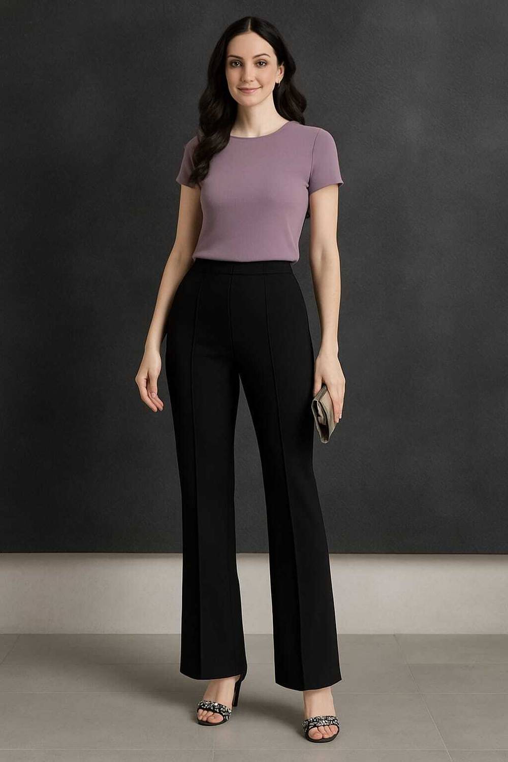 ALANKARNA FASHION Regular Fit Women Black Trousers