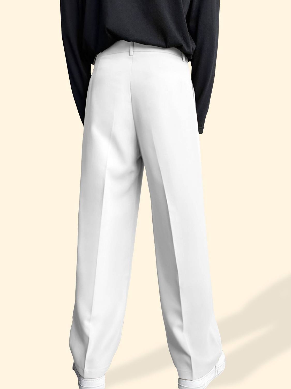 FTX Relaxed Men White Trousers - Image 2