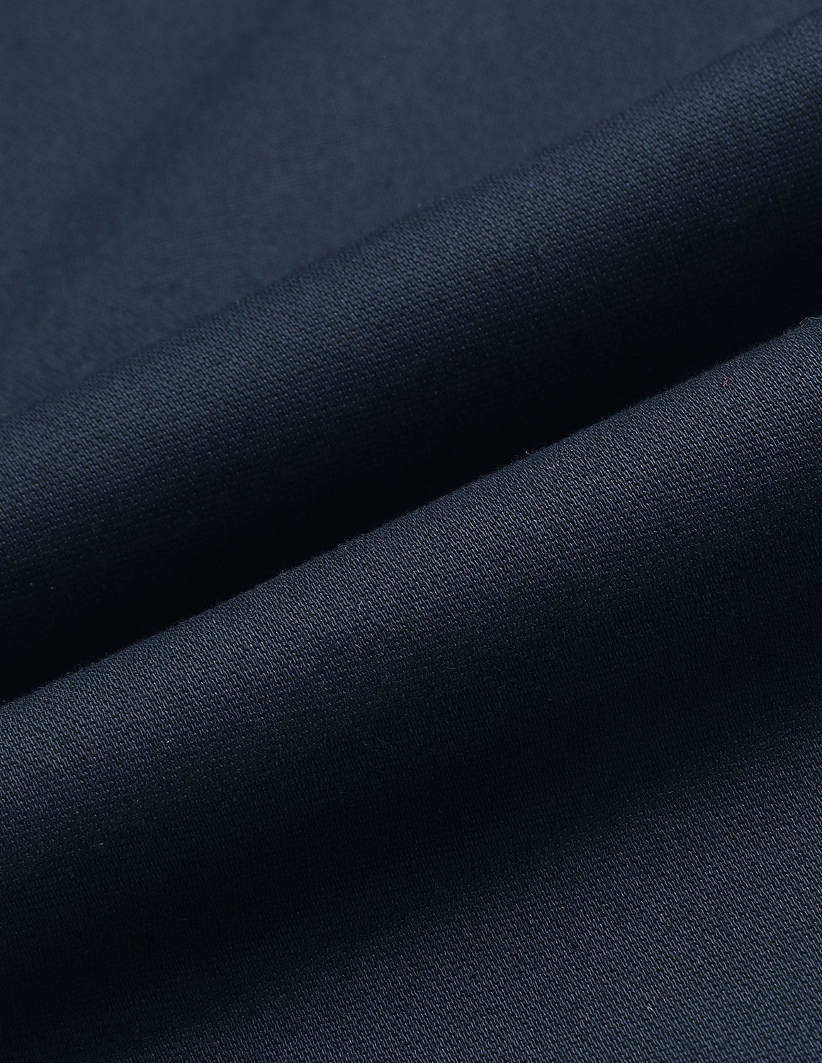 Image of U.S. POLO ASSN. Men Slim Fit Blue Pure Cotton Trousers