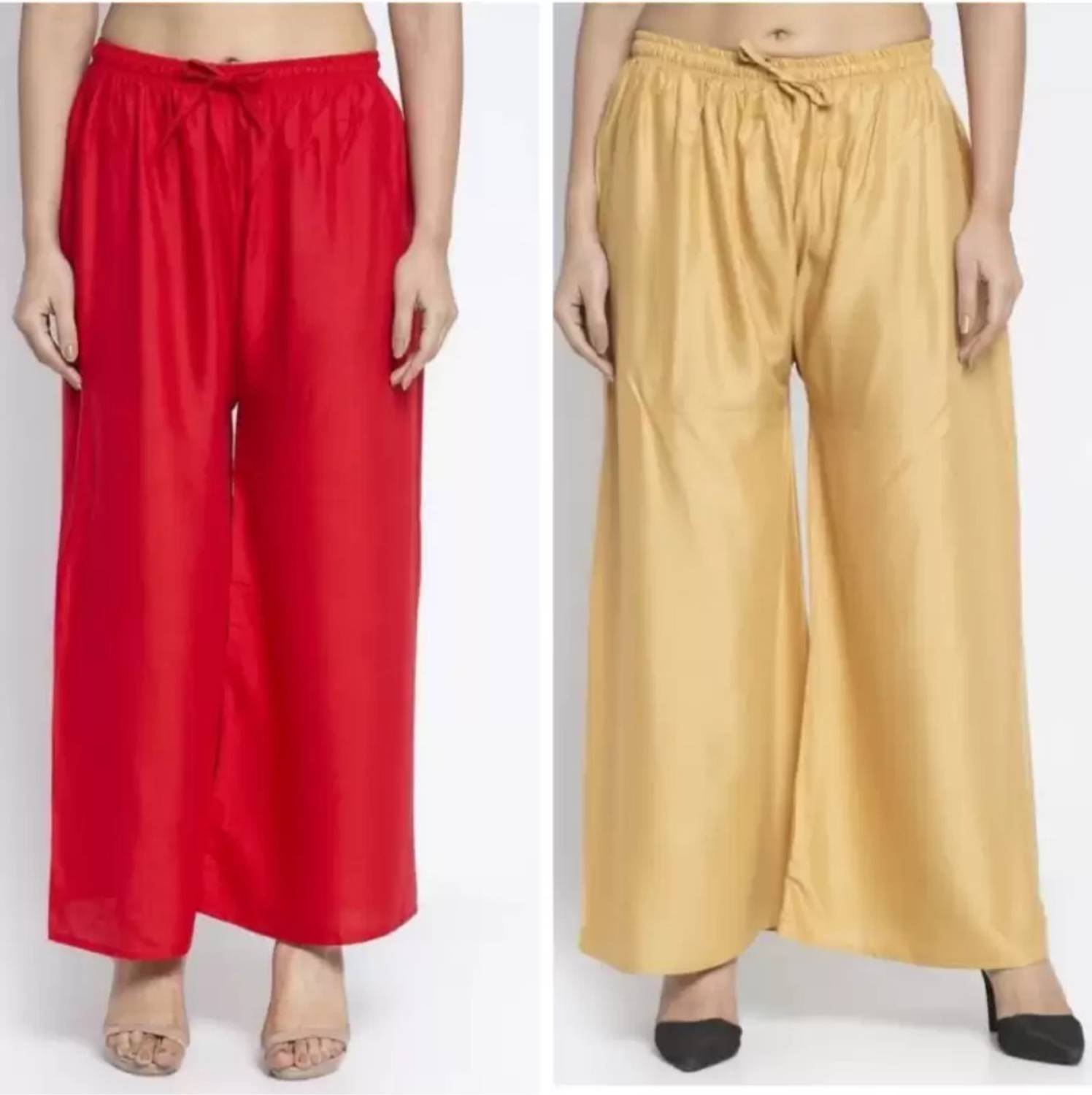 KGFONECLOTH Comfort Fit Women Red Trousers