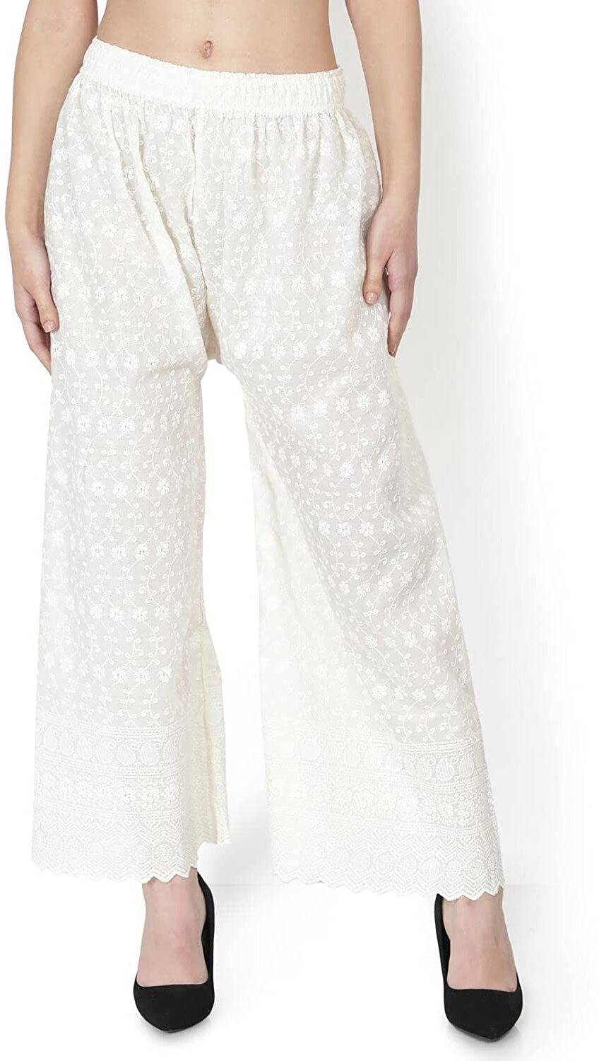 MIXFIT Regular Fit Women White Trousers