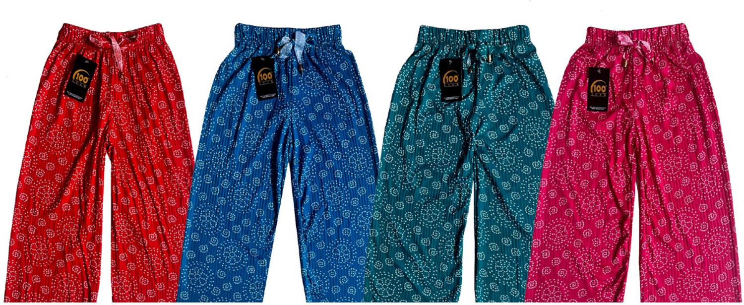 100LUCK Loose Fit Girls Multicolor Trousers