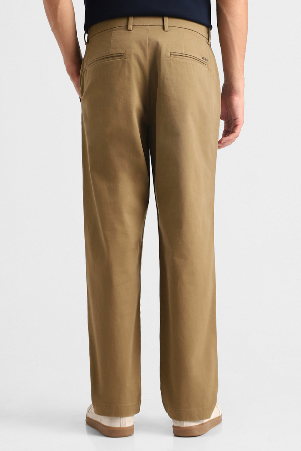 Image of Snitch Relaxed Men Khaki Trousers