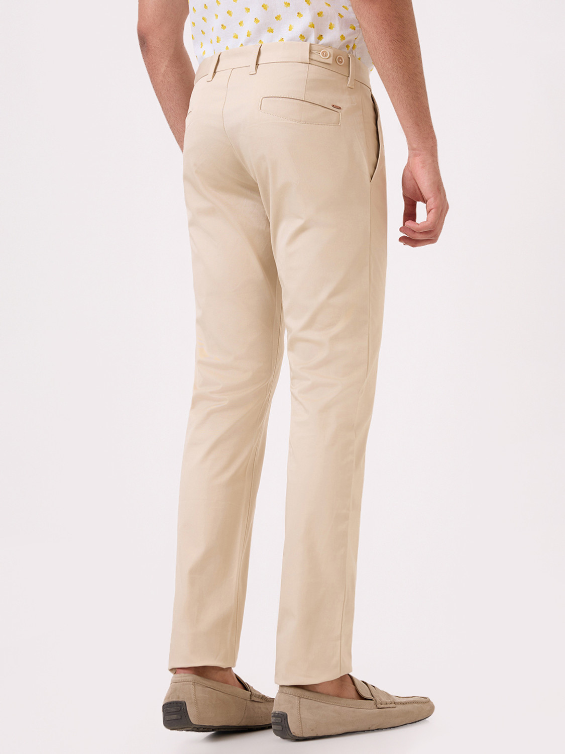 Image of PARX Tapered Men Brown Trousers