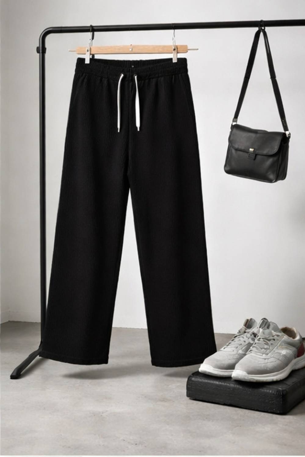 METRONAUT Relaxed Black Trousers - Image 2