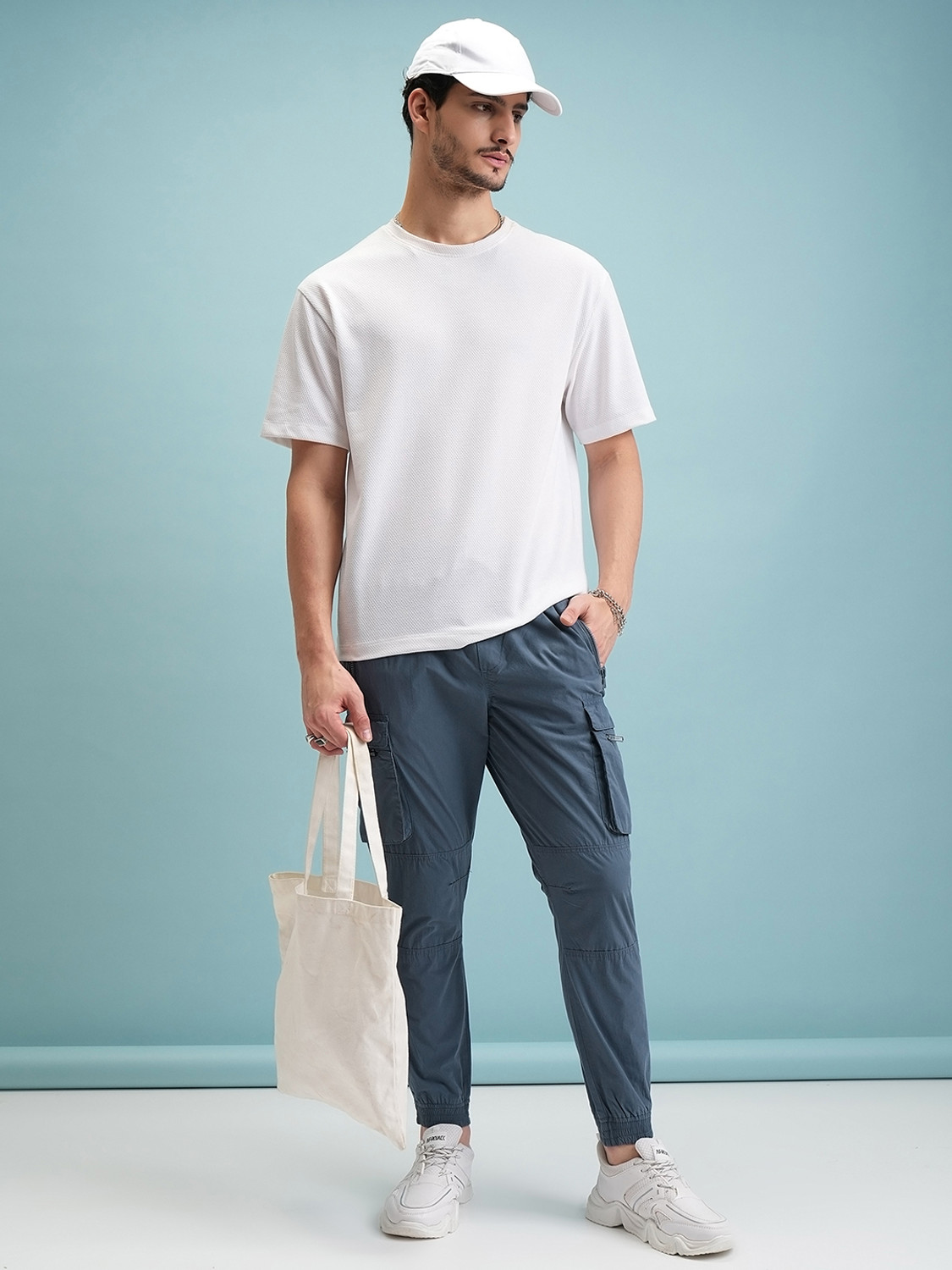 Image of HIGHLANDER Men Blue Trousers