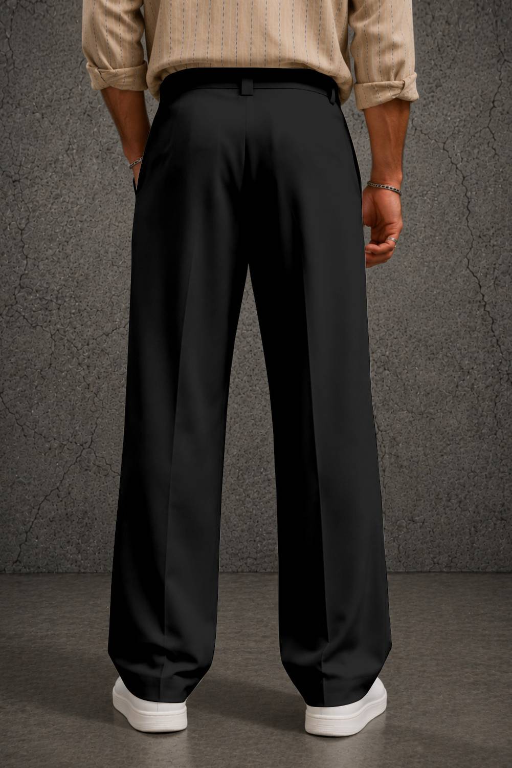 FTX Loose Fit Men Black Trousers - Image 3