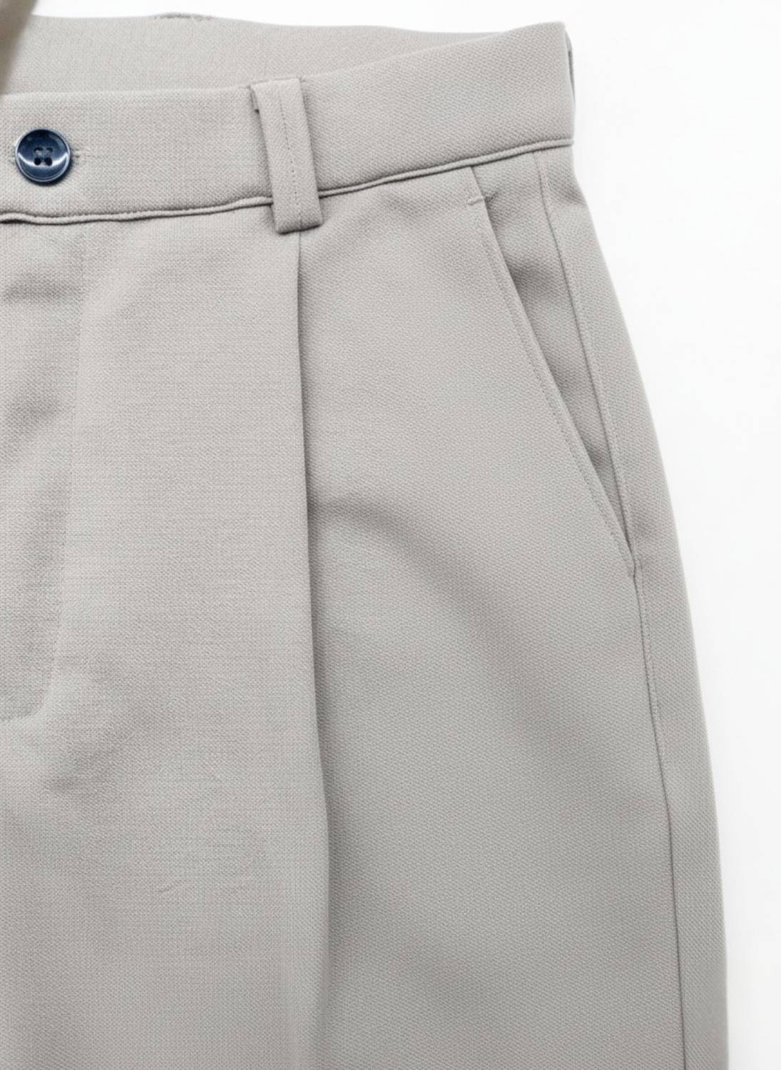 INDICLUB Relaxed Men Silver Trousers - Image 4